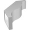 Ekena Millwork 5-in. W x 16-in. D x 22-in. H Funston Architectural Grade PVC Knee Brace BRCP05X16X22FST - alternate 4